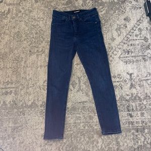 Express stretch + Denim Perfect Lift Ankle Legging High Rise